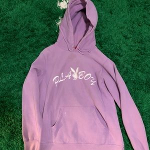 Purple Supreme Playboy hoodie *RARE*